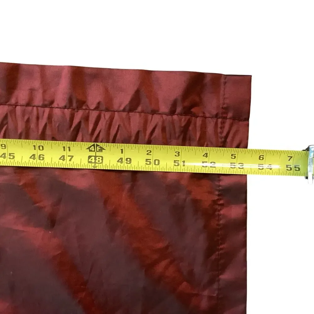 Faux Taffeta Curtain Panel